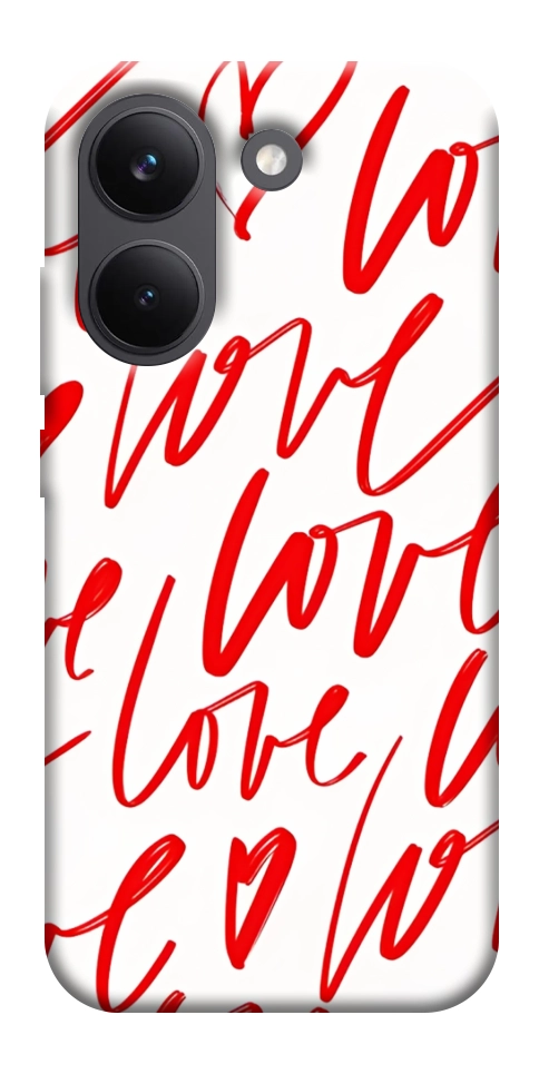 Чехол Love handwriting для Xiaomi Poco X8 Pro