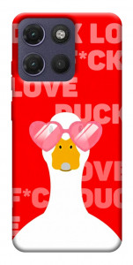 Чохол Lovely duck для Motorola Moto G17