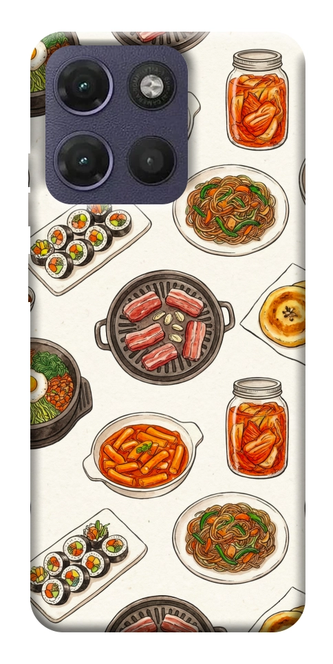 Чохол Korean food для Motorola Moto G17