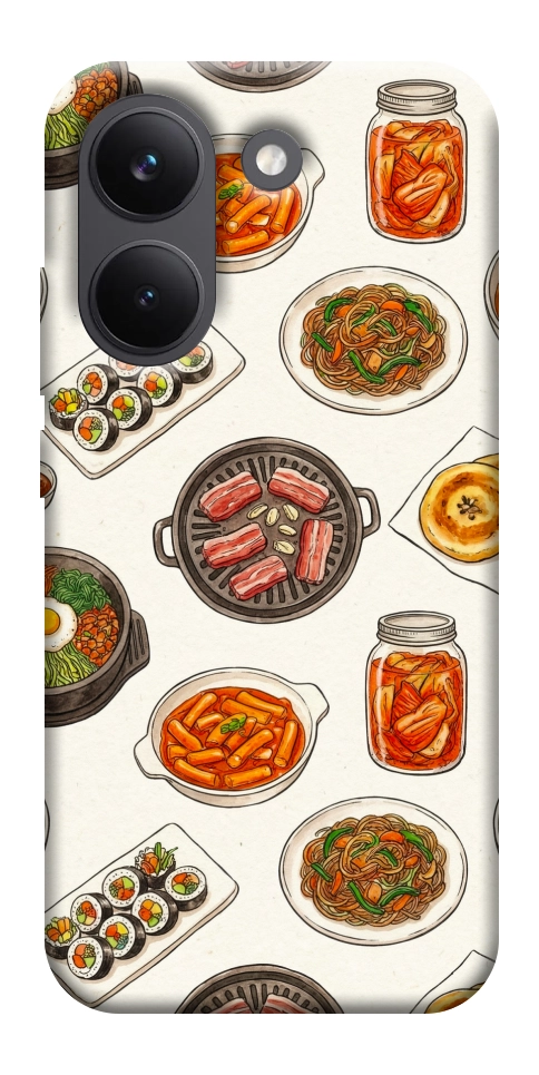 Чехол Korean food для Xiaomi Poco X8 Pro