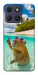 Чохол Сapybara vacation для Motorola Moto G17
