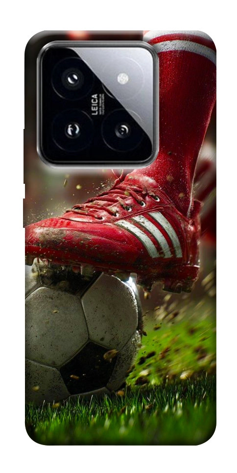Чехол Сlose up football для Xiaomi 14 Pro