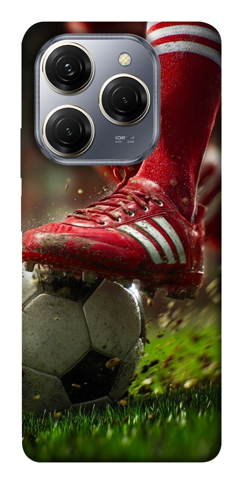 Чехол Сlose up football для TECNO Spark 20 Pro