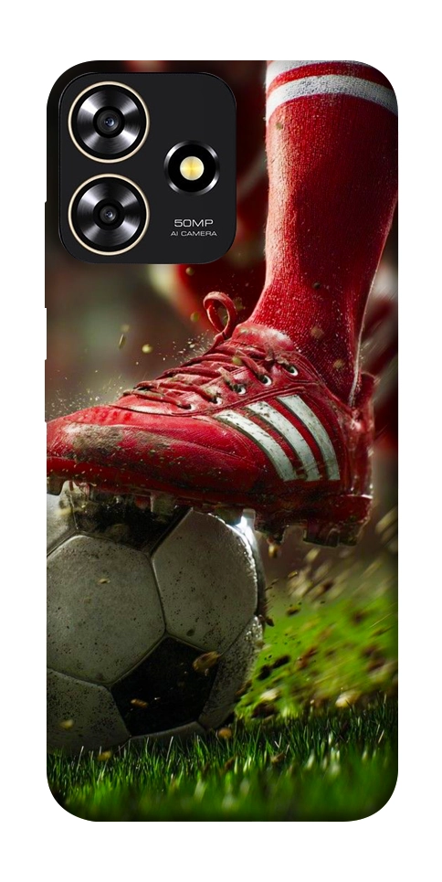 Чехол Сlose up football для ZTE Blade A73 4G