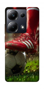 Чехол Сlose up football для Xiaomi Poco M6 Pro 4G