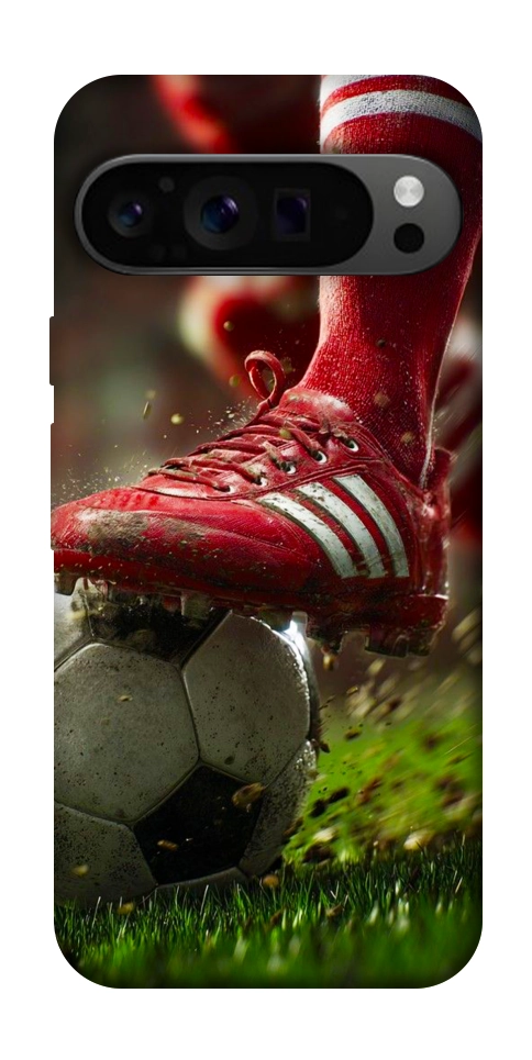 Чехол Сlose up football для Google Pixel 9 Pro