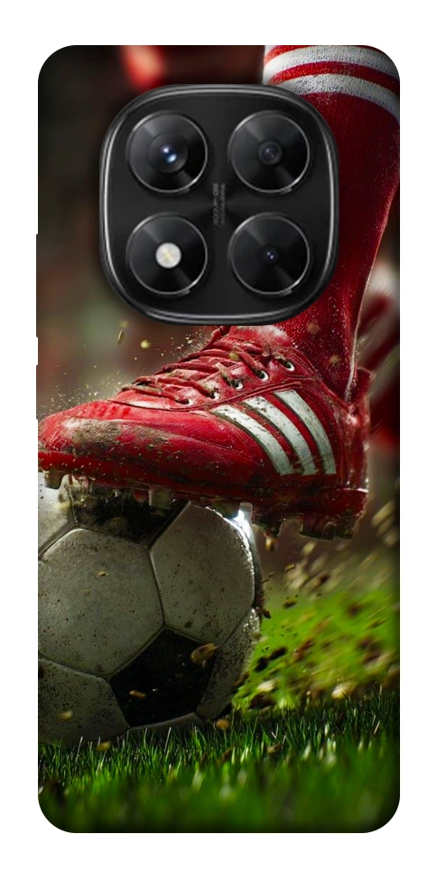 Чехол Сlose up football для Xiaomi Redmi Note 14 Pro 5G