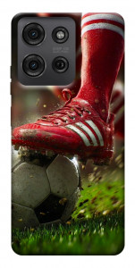 Чехол Сlose up football для Motorola Moto G75 5G