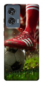 Чехол Сlose up football для Motorola Edge 50 Fusion