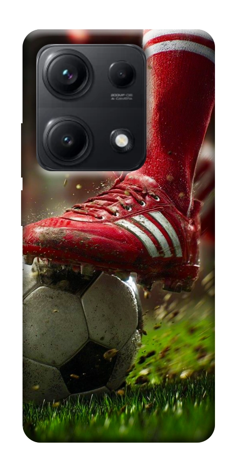 Чехол Сlose up football для Xiaomi Redmi Note 14S