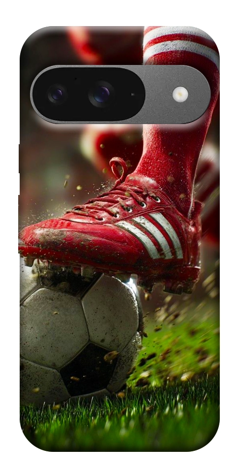 Чехол Сlose up football для Google Pixel 10