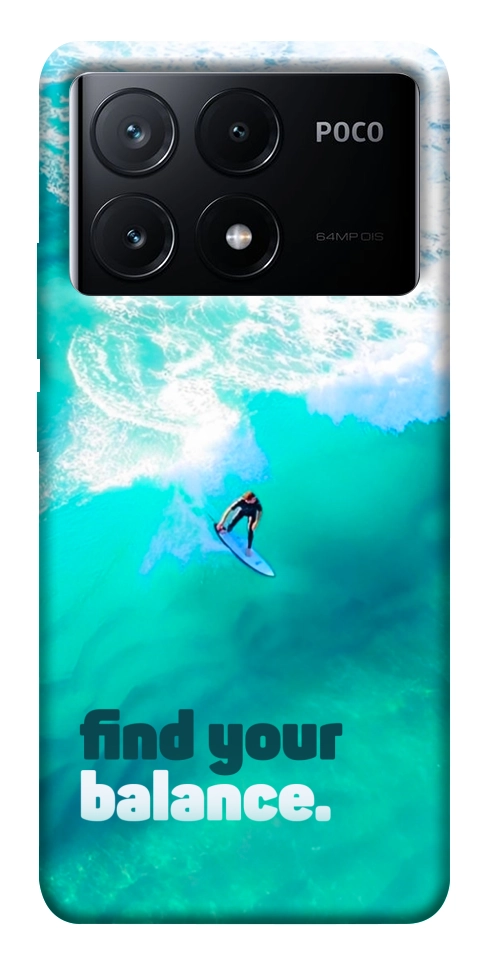 Чехол Find your balance для Xiaomi Poco X6 Pro