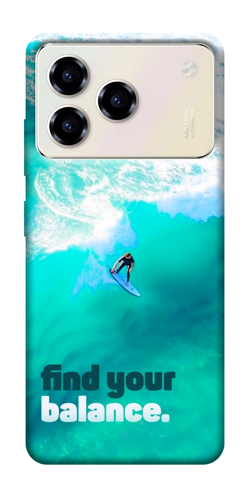 Чехол Find your balance для ZTE Blade A76 4G