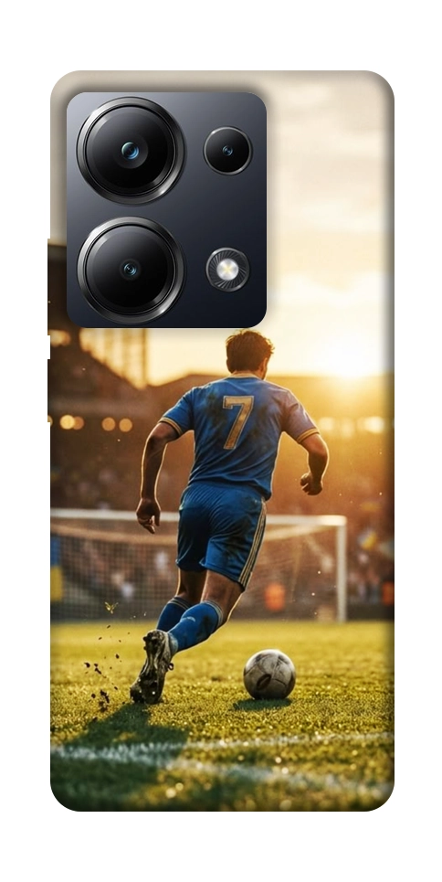 Чехол Football player для Xiaomi Poco M6 Pro 4G