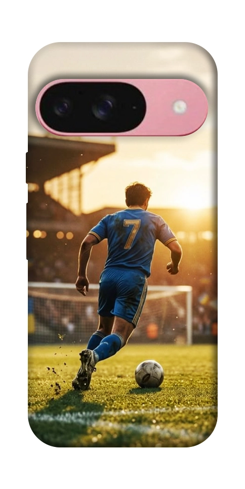 Чехол Football player для Google Pixel 9