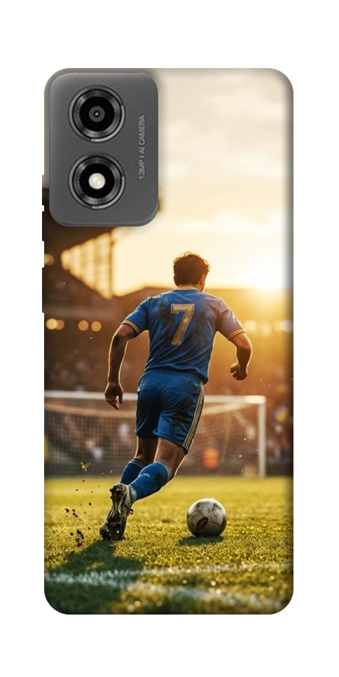 Чехол Football player для Motorola Moto E14