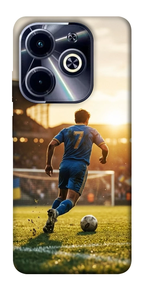 Чехол Football player для TECNO Spark 20