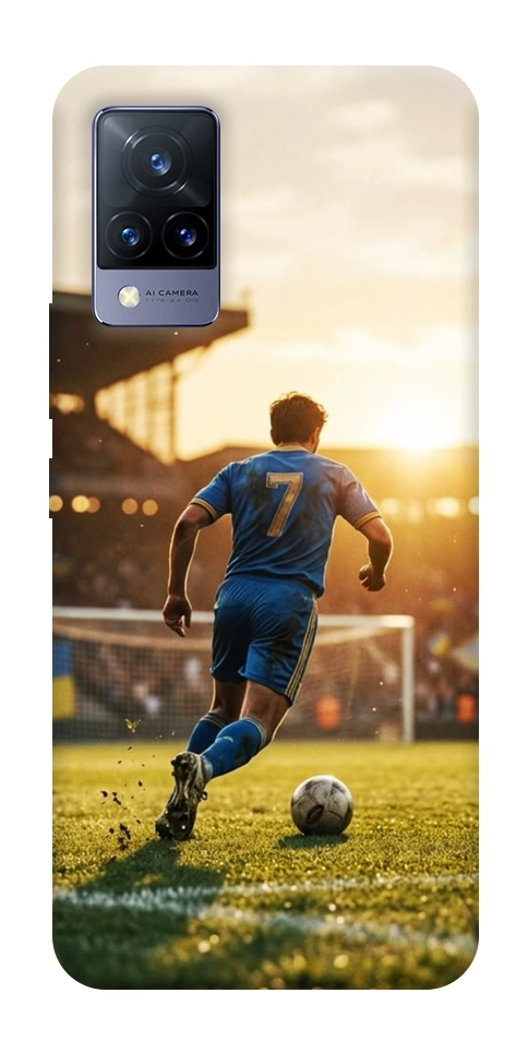 Чехол Football player для Vivo V21