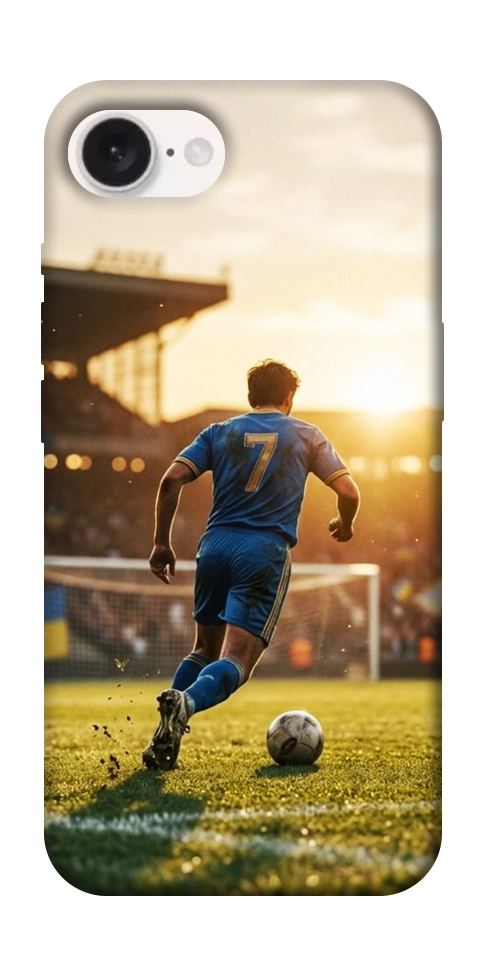 Чехол Football player для iPhone 16e