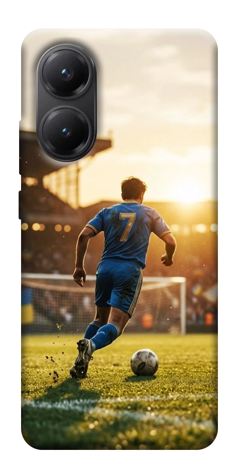 Чехол Football player для Xiaomi Poco X7 Pro