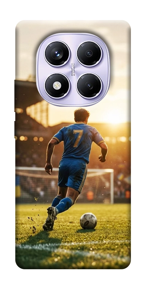 Чехол Football player для Xiaomi Poco X7