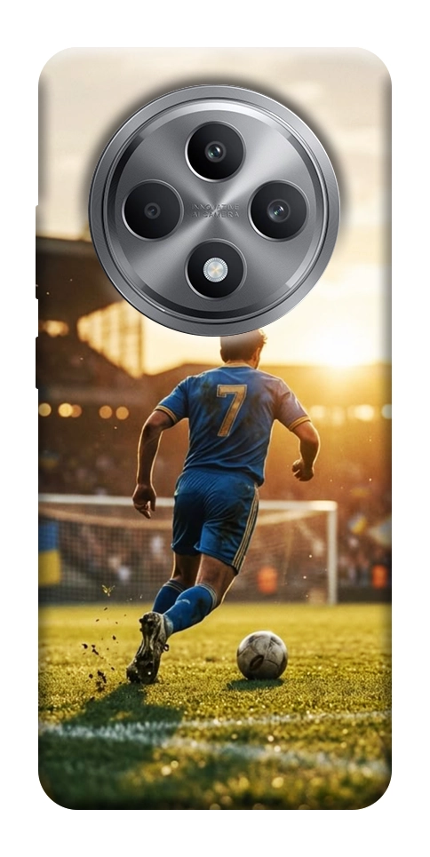 Чехол Football player для Oppo Reno 12 F 4G