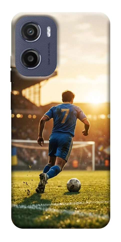 Чехол Football player для Motorola Moto E15