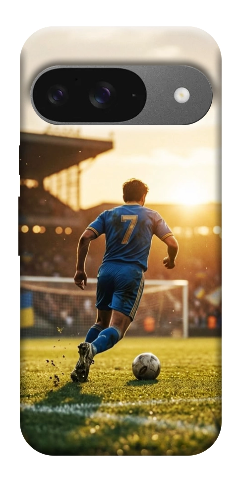 Чехол Football player для Google Pixel 10