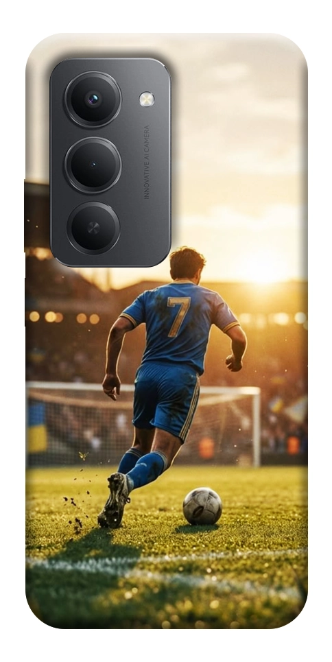 Чехол Football player для Xiaomi Redmi 15 (Europe version)