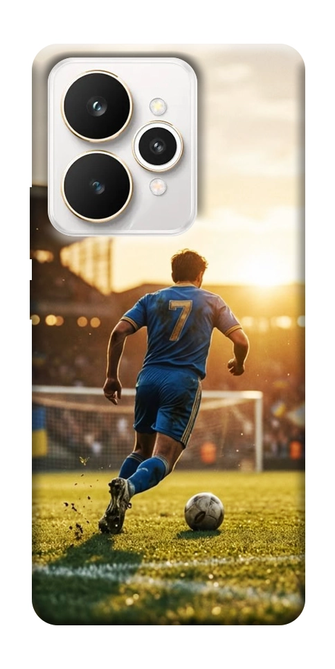 Чехол Football player для Realme 15