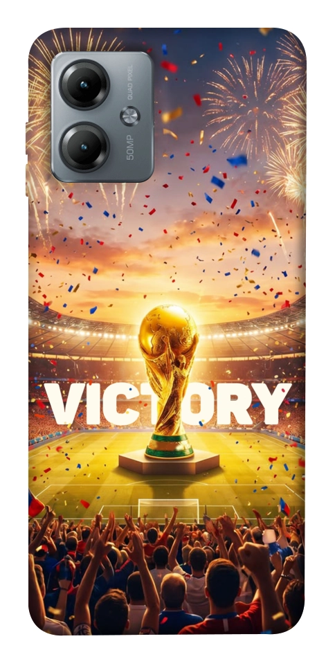 Чехол Football victory для Motorola Moto G14