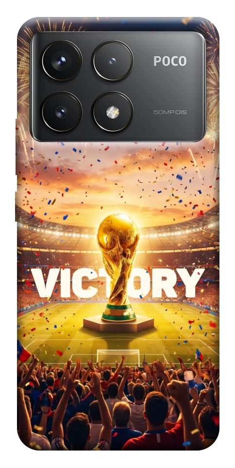 Чехол Football victory для Xiaomi Poco F6 Pro