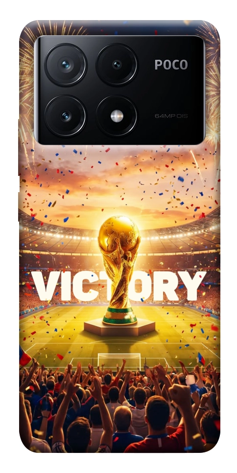Чехол Football victory для Xiaomi Poco X6 Pro