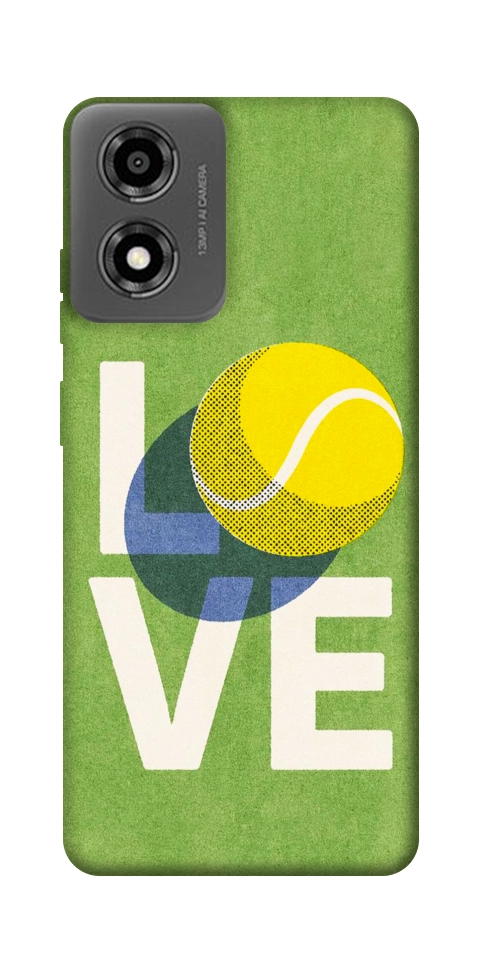 Чехол Love tennis для Motorola Moto E14
