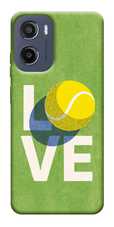 Чехол Love tennis для Motorola Moto E15