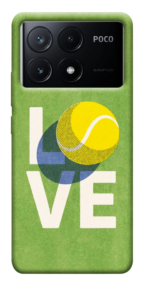 Чехол Love tennis для Xiaomi Poco X6 Pro