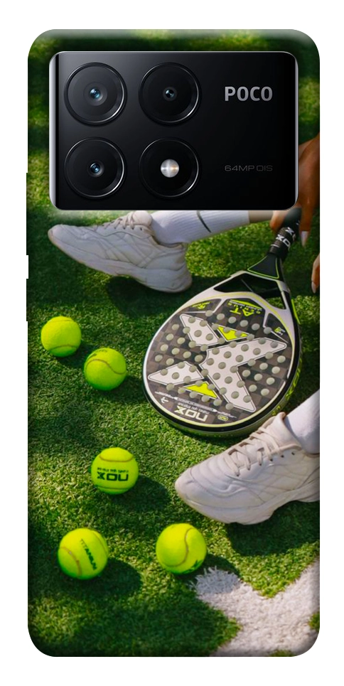 Чехол Puddle tennis для Xiaomi Poco X6 Pro