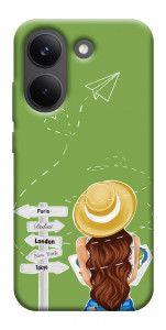 Чехол Travel girl для Xiaomi Poco X8 Pro