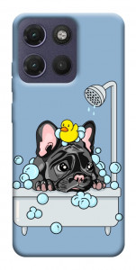 Чохол Dog in shower для Motorola Moto G17