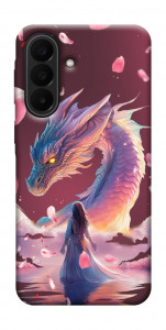 Чохол Girl and dragon для Galaxy A27