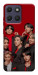 Чохол BTS in red для Motorola Moto G17