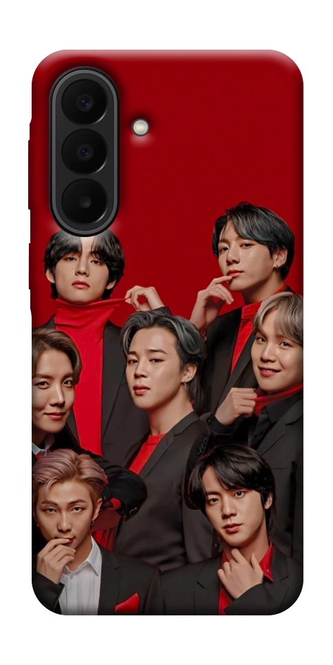 Чехол BTS in red для Galaxy A27