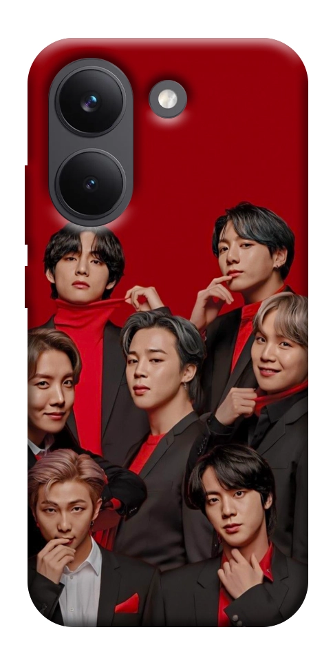 Чехол BTS in red для Xiaomi Poco X8 Pro