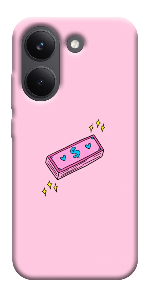 Чехол Simple pink money для Xiaomi Poco X8 Pro