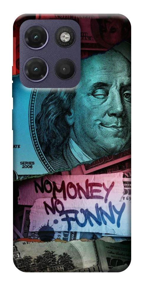 Чехол No money no funny для Motorola Moto G17
