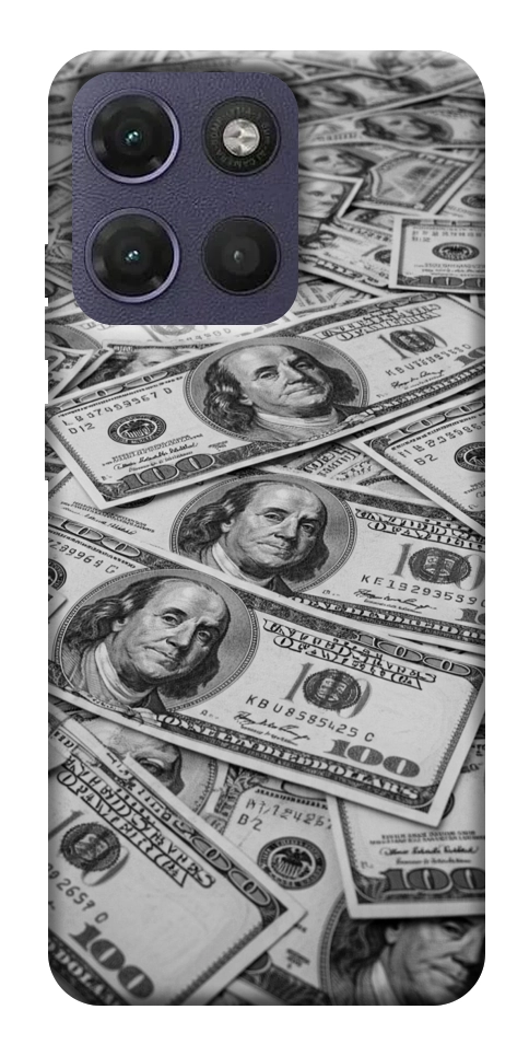Чехол Dollars background для Motorola Moto G17