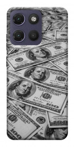Чехол Dollars background для Motorola Moto G17