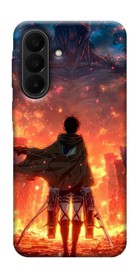 Чехол Attack on titan eren для Galaxy A27