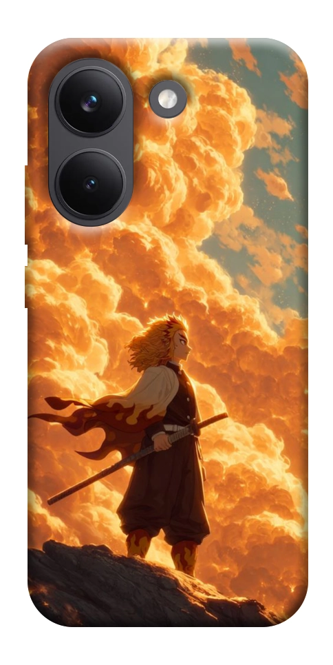 Чехол Demon slayer kyojuro для Xiaomi Poco X8 Pro