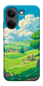 Чехол Miyazaki landscape для Xiaomi Poco X8 Pro